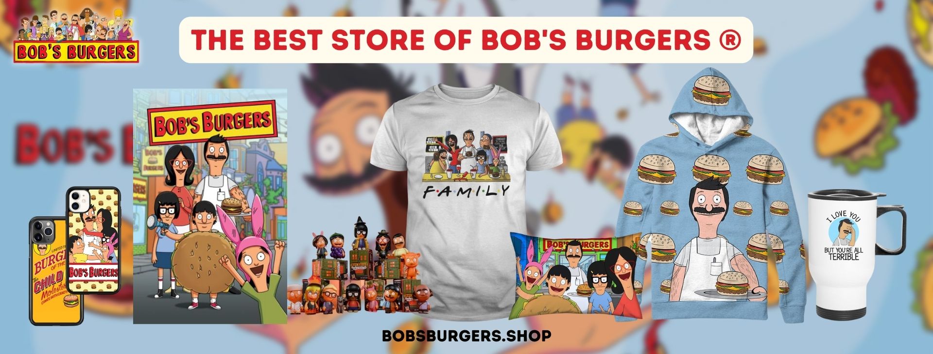 Bobs Burgers Shop Banner - Bob's Burgers Shop